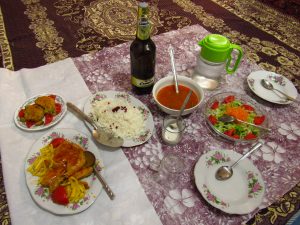 Meal in Tabriz
